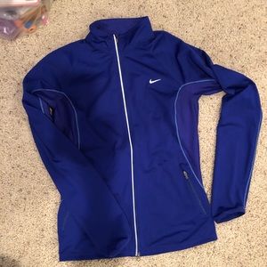 Nike women’s lightweight zip jacket - royal - S